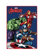 Coperta The Avengers Super heroes 100 x 140 cm Multicolore Poliestere