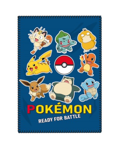 Coperta Pokémon Pikachu 100 x 140 cm Multicolore Poliestere Coperta Pokémon Pikachu 100 x 140 cm Multicolore Poliestere