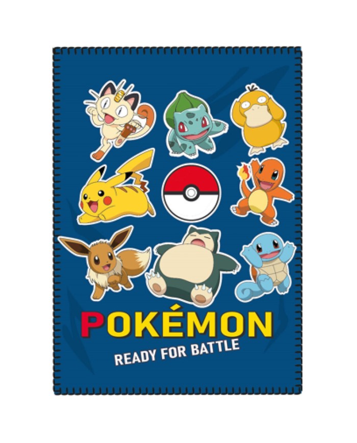 Coperta Pokémon Pikachu 100 x 140 cm Multicolore Poliestere