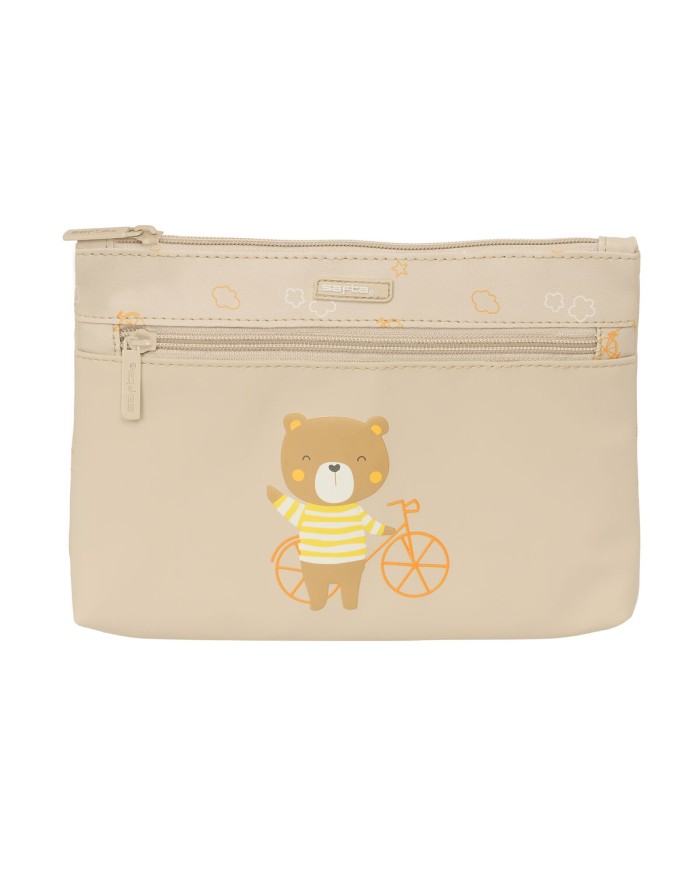 Astuccio Scuola Safta Osito Orso Beige 23 x 16 x 3 cm Astuccio Scuola Safta Osito Orso Beige 23 x 16 x 3 cm