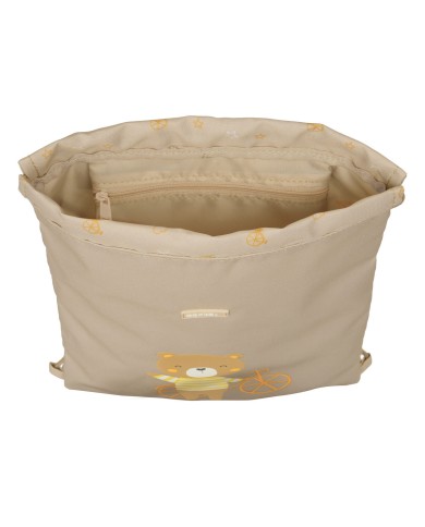 Zainetto con Cordini Safta Osito Beige 26 x 34 x 1 cm