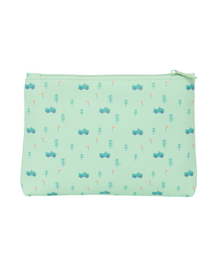 Astuccio Scuola Safta Coches Macchine Verde 23 x 16 x 3 cm Astuccio Scuola Safta Coches Macchine Verde 23 x 16 x 3 cm