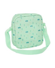 Borsa a Tracolla Safta Macchine Verde 16 x 18 x 4 cm