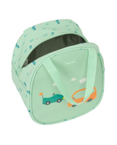 Portamerenda Termico Safta Macchine Verde 19 x 22 x 14 cm