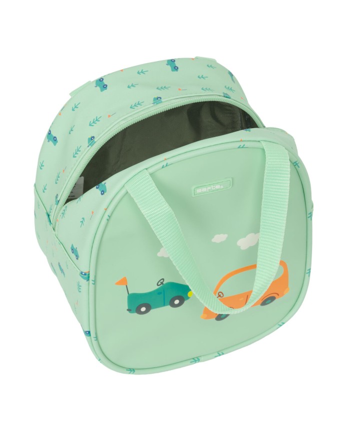 Portamerenda Termico Safta Macchine Verde 19 x 22 x 14 cm Portamerenda Termico Safta Macchine Verde 19 x 22 x 14 cm