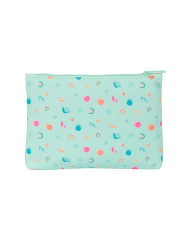 Astuccio Scuola Safta Caracol Caracol Turchese 23 x 16 x 3 cm