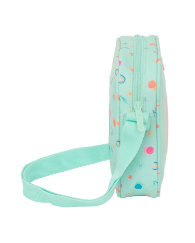 Borsa a Tracolla Safta Caracol Turchese 16 x 18 x 4 cm