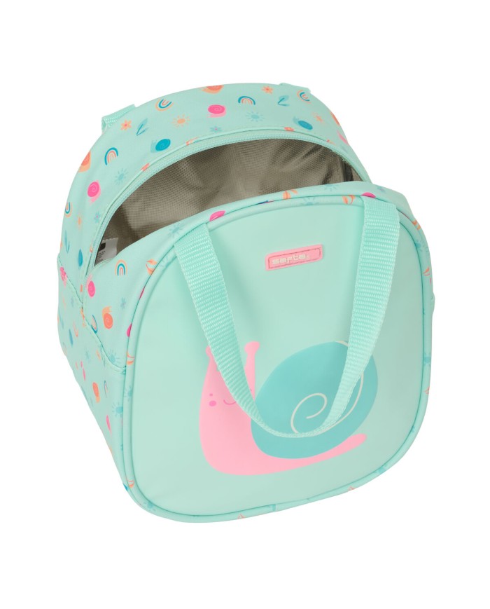 Portamerenda Termico Safta Caracol Turchese 19 x 22 x 14 cm Portamerenda Termico Safta Caracol Turchese 19 x 22 x 14 cm