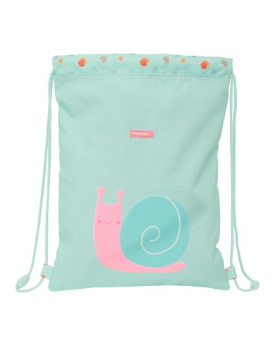 Zainetto con Cordini Safta Caracol Turchese 26 x 34 x 1 cm Zainetto con Cordini Safta Caracol Turchese 26 x 34 x 1 cm