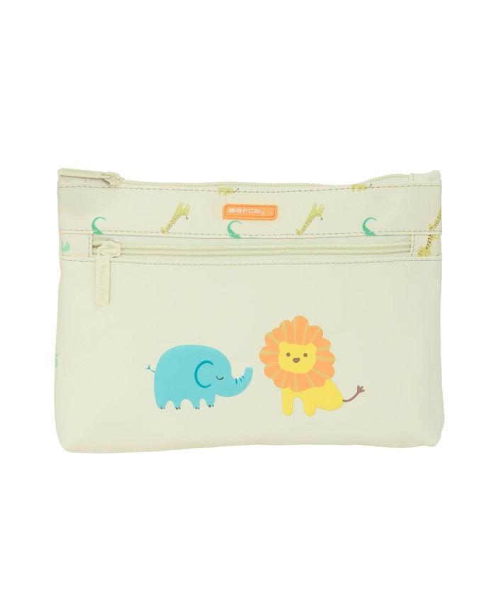 Astuccio Scuola Safta Selva Giungla Beige 23 x 16 x 3 cm Astuccio Scuola Safta Selva Giungla Beige 23 x 16 x 3 cm