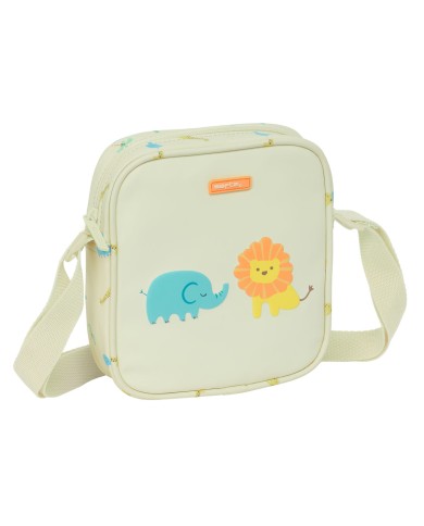 Borsa a Tracolla Safta Giungla Beige 16 x 18 x 4 cm Borsa a Tracolla Safta Giungla Beige 16 x 18 x 4 cm