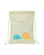 Zainetto con Cordini Safta Nube Azzurro 26 x 34 x 1 cm Zainetto con Cordini Safta Nube Azzurro 26 x 34 x 1 cm