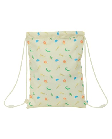 Zainetto con Cordini Safta Selva Bianco 26 x 34 x 1 cm