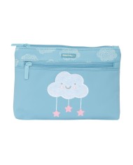 Astuccio Scuola Safta Nube Nuvole Azzurro 23 x 16 x 3 cm Astuccio Scuola Safta Nube Nuvole Azzurro 23 x 16 x 3 cm