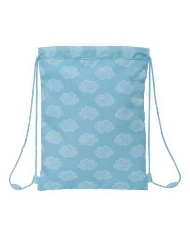 Zainetto con Cordini Safta Nube Azzurro 26 x 34 x 1 cm Zainetto con Cordini Safta Nube Azzurro 26 x 34 x 1 cm