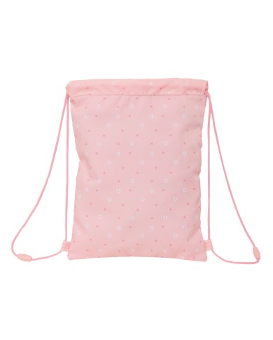 Zainetto con Cordini Safta Bunny Rosa 26 x 34 x 1 cm Zainetto con Cordini Safta Bunny Rosa 26 x 34 x 1 cm