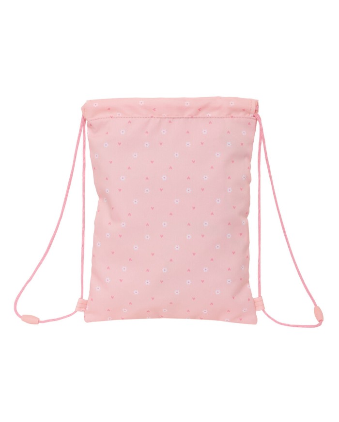 Zainetto con Cordini Safta Bunny Rosa 26 x 34 x 1 cm