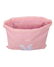Zainetto con Cordini Safta Bunny Rosa 26 x 34 x 1 cm