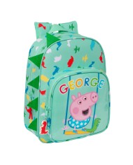 Trolley per la Scuola Peppa Pig George Menta 26 x 34 x 11 cm Trolley per la Scuola Peppa Pig George Menta 26 x 34 x 11 cm