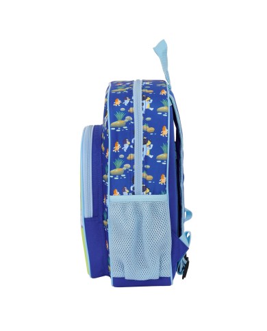 Zaino Scuola Bluey Blu Marino 28 x 34 x 10 cm