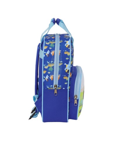 Zaino Scuola Bluey Blu Marino 20 x 28 x 8 cm