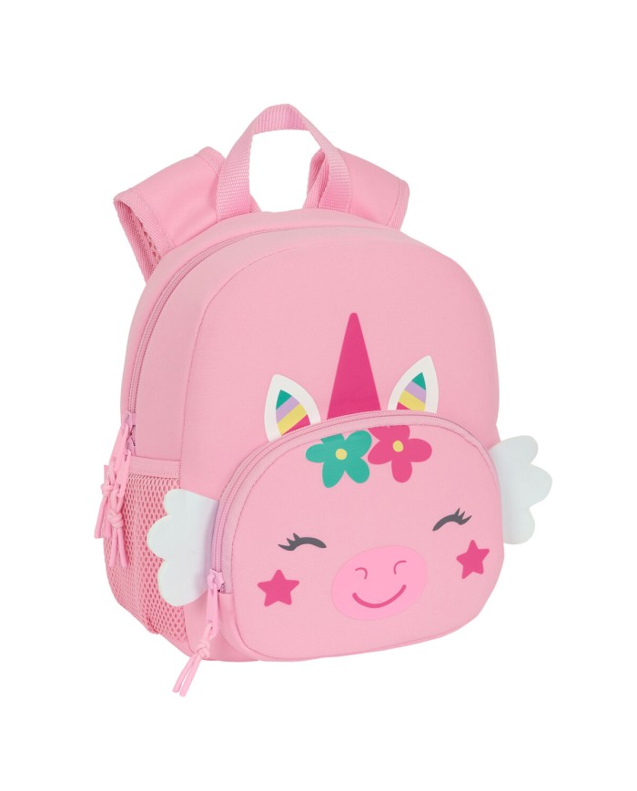 Zaino per Bambini Safta Unicorno Rosa 20 x 25 x 9 cm Zaino per Bambini Safta Unicorno Rosa 20 x 25 x 9 cm