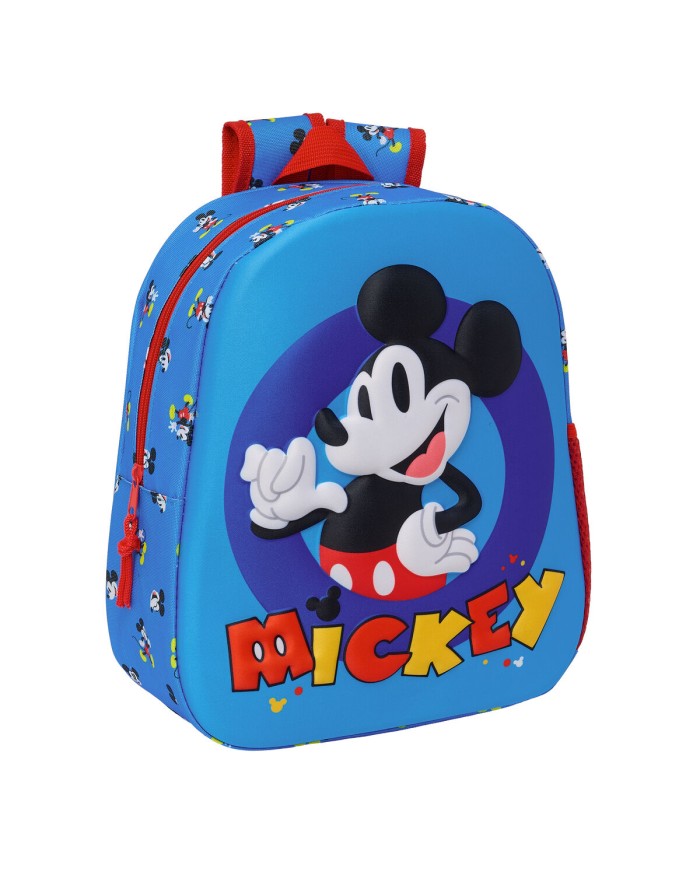 Zaino Scuola Mickey Mouse Clubhouse Azzurro 27 x 33 x 10 cm Zaino Scuola Mickey Mouse Clubhouse Azzurro 27 x 33 x 10 cm