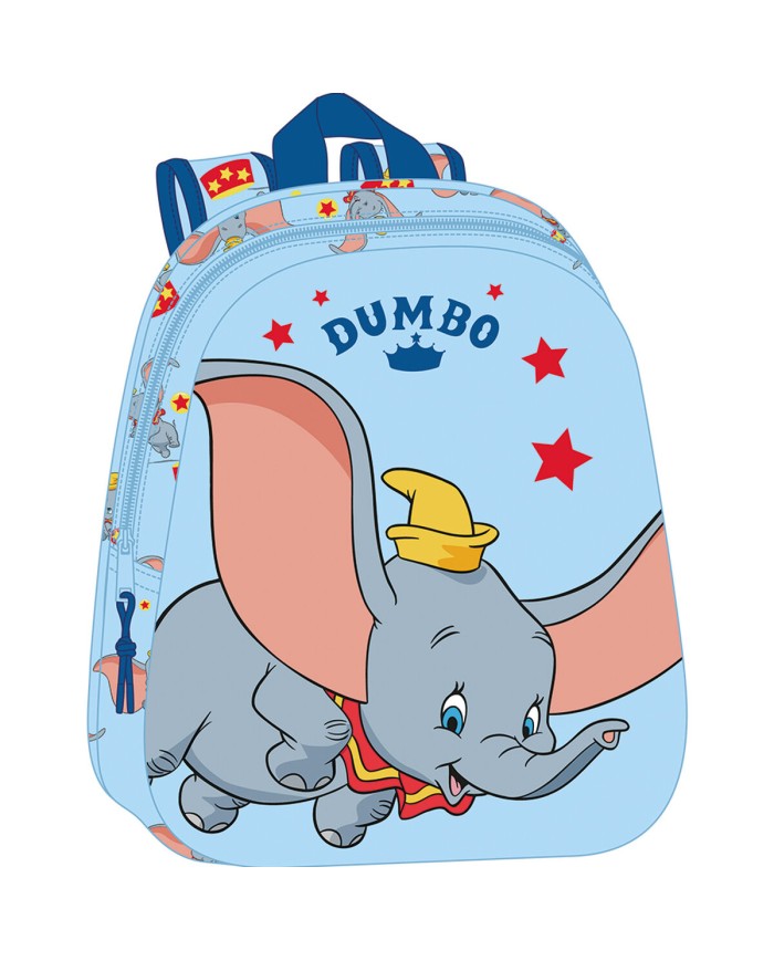 Zaino Scuola Clásicos Disney Blu cielo 27 x 33 x 10 cm Zaino Scuola Clásicos Disney Blu cielo 27 x 33 x 10 cm