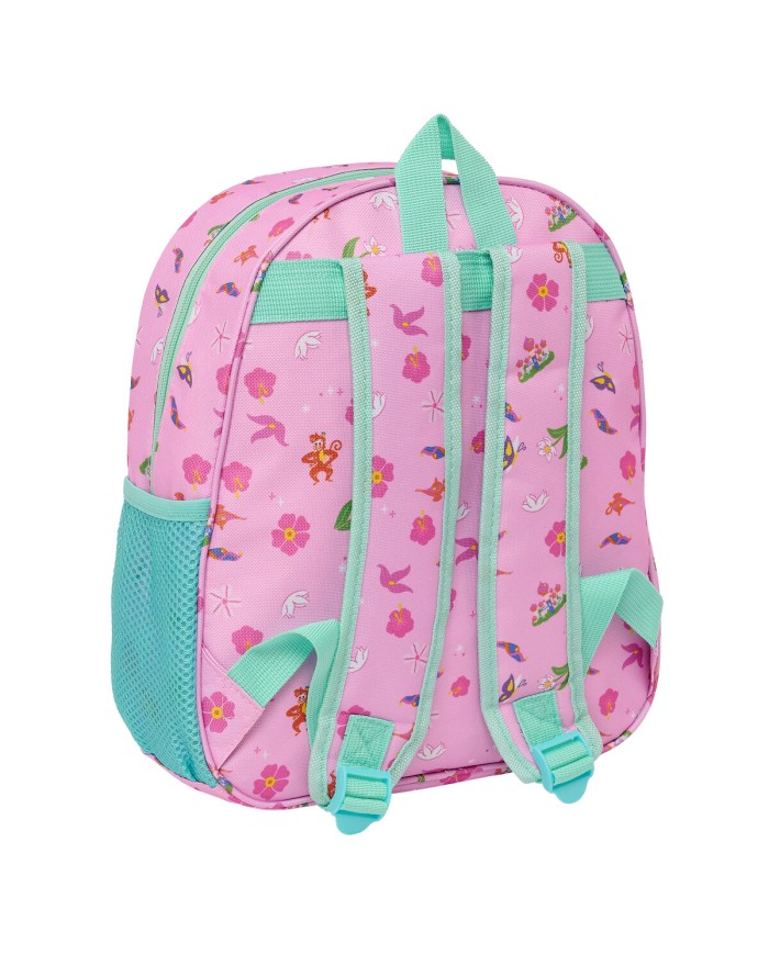 Zaino per Bambini 3D Disney Princess Jasmine Rosa 27 x 33 x 10 cm Zaino per Bambini 3D Disney Princess Jasmine Rosa 27 x 33 x 10 cm