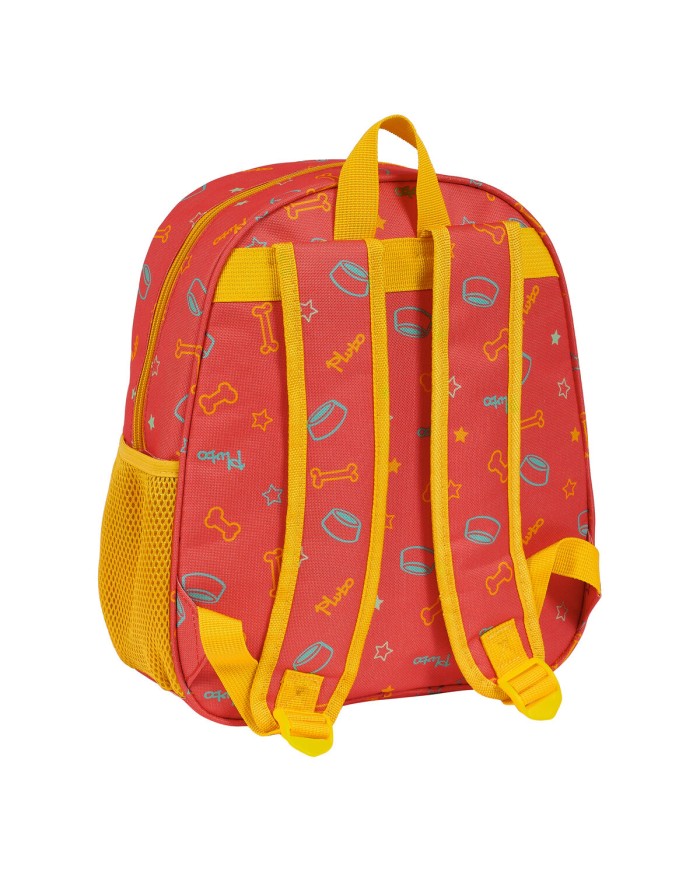 Zaino per Bambini 3D Clásicos Disney Pluto Arancio 27 x 33 x 10 cm Zaino per Bambini 3D Clásicos Disney Pluto Arancio 27 x 33 x 10 cm