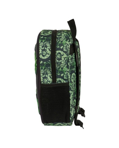 Zaino per Bambini 3D Hulk Nero Verde 27 x 33 x 10 cm