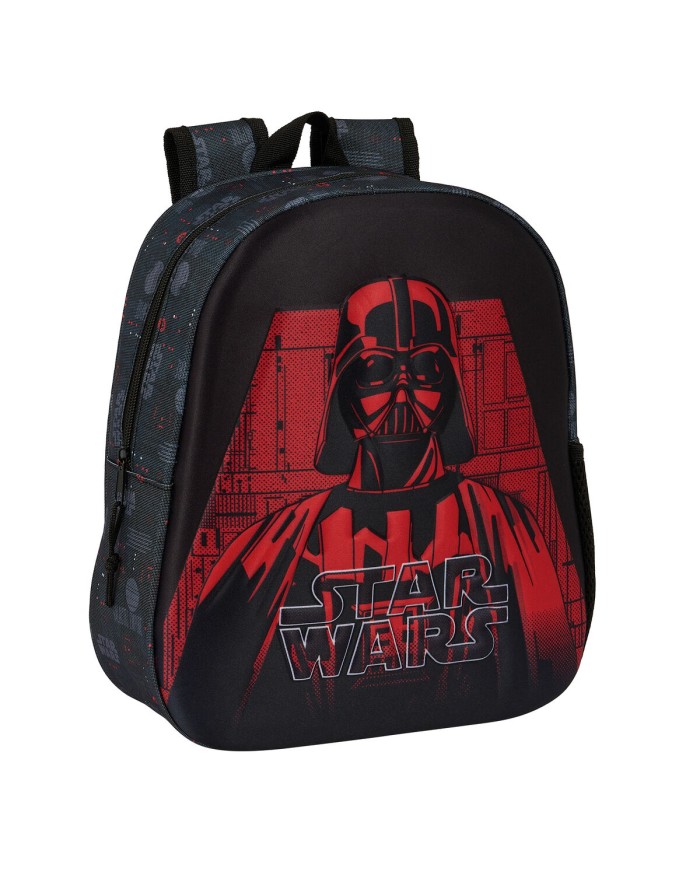 Zaino per Bambini 3D Star Wars Nero 27 x 33 x 10 cm Zaino per Bambini 3D Star Wars Nero 27 x 33 x 10 cm