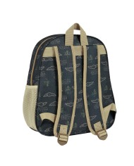Zaino per Bambini 3D The Mandalorian Nero Beige 27 x 33 x 10 cm Zaino per Bambini 3D The Mandalorian Nero Beige 27 x 33 x 10 cm