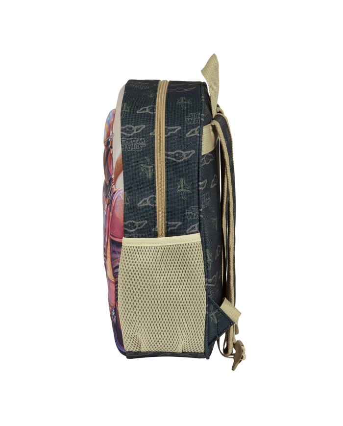 Zaino per Bambini 3D The Mandalorian Nero Beige 27 x 33 x 10 cm Zaino per Bambini 3D The Mandalorian Nero Beige 27 x 33 x 10 cm