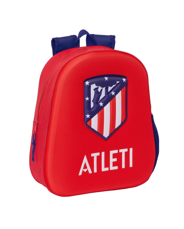 Zaino Scuola 3D Atlético Madrid Rosso 27 x 33 x 10 cm Zaino Scuola 3D Atlético Madrid Rosso 27 x 33 x 10 cm