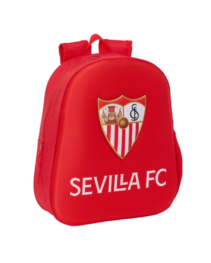 Zaino per Bambini 3D Sevilla Fútbol Club Rosso 27 x 33 x 10 cm Zaino per Bambini 3D Sevilla Fútbol Club Rosso 27 x 33 x 10 cm