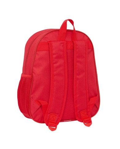 Zaino per Bambini 3D Sevilla Fútbol Club Rosso 27 x 33 x 10 cm