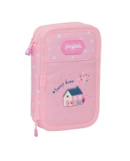Astuccio Scuola Glow Lab Sweet home Rosa 23 x 11 x 1 cm Astuccio Scuola Glow Lab Sweet home Rosa 23 x 11 x 1 cm