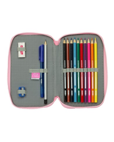 Astuccio Doppio Glow Lab Sweet home Rosa 12.5 x 19.5 x 4 cm (28 Pezzi)