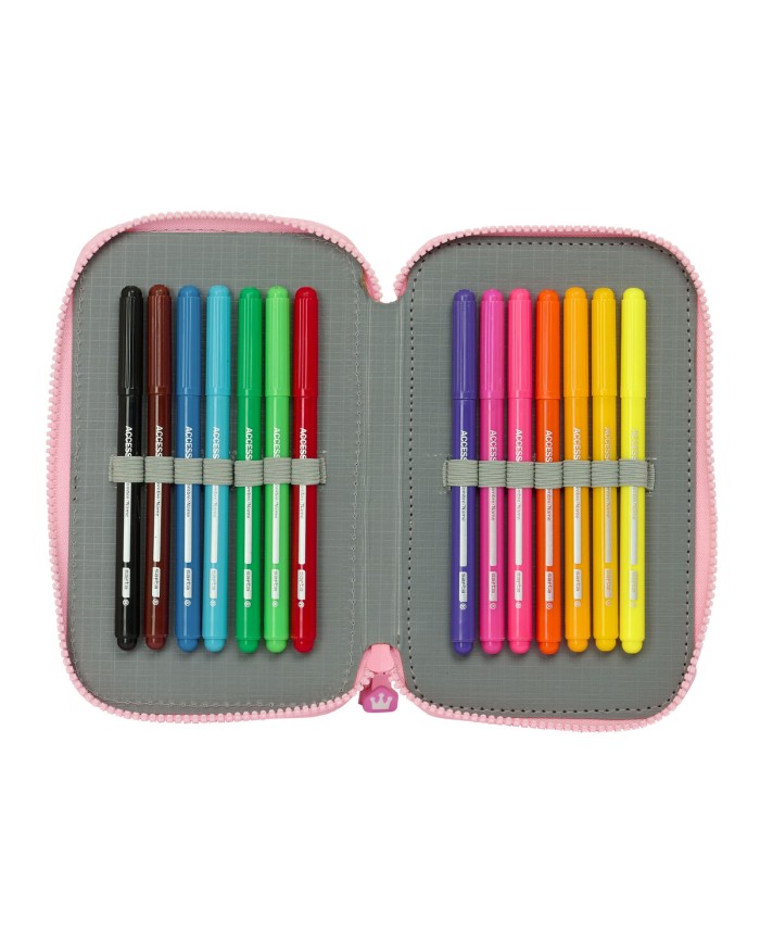 Astuccio Doppio Glow Lab Sweet home Rosa 12.5 x 19.5 x 4 cm (28 Pezzi)