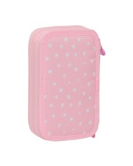 Astuccio Doppio Glow Lab Sweet home Rosa 12.5 x 19.5 x 4 cm (28 Pezzi)
