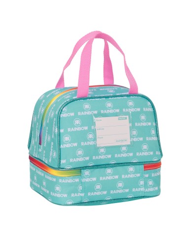 Portamerenda Rainbow High Paradise Turchese 20 x 20 x 15 cm