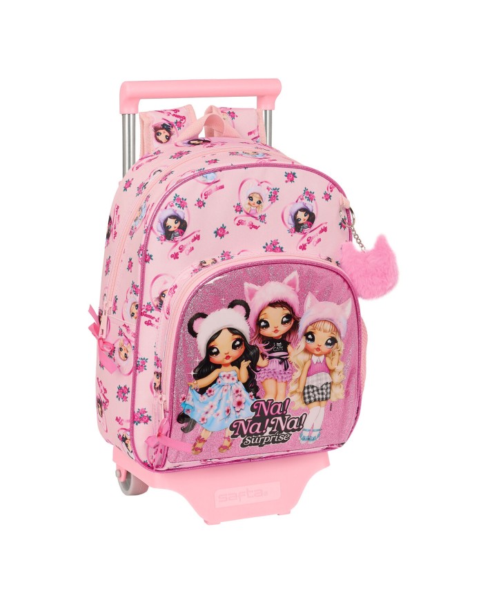 Trolley per la Scuola Na!Na!Na! Surprise Fabulous Rosa 28 x 34 x 10 cm Trolley per la Scuola Na!Na!Na! Surprise Fabulous Rosa 28 x 34 x 10 cm