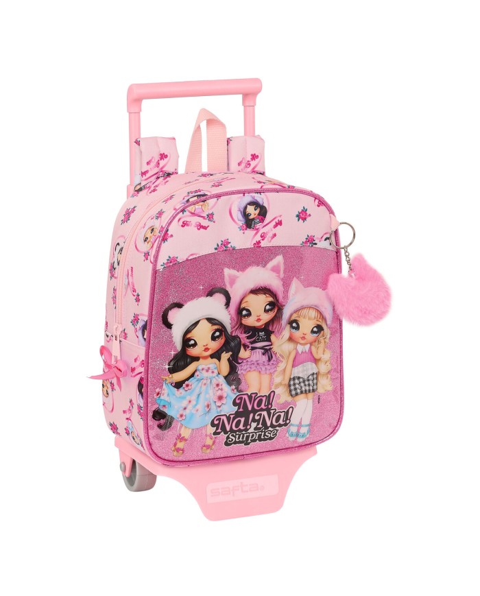 Trolley per la Scuola Na!Na!Na! Surprise Fabulous Rosa 22 x 27 x 10 cm Trolley per la Scuola Na!Na!Na! Surprise Fabulous Rosa 22 x 27 x 10 cm
