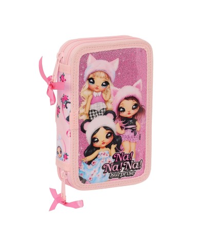 Astuccio Doppio Na!Na!Na! Surprise Fabulous Rosa 12.5 x 19.5 x 4 cm (28 Pezzi)