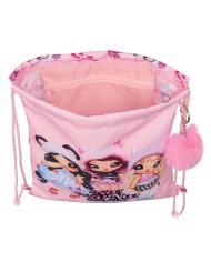 Zainetto con Cordini Na!Na!Na! Surprise Fabulous Rosa 26 x 34 x 1 cm Zainetto con Cordini Na!Na!Na! Surprise Fabulous Rosa 26 x 34 x 1 cm