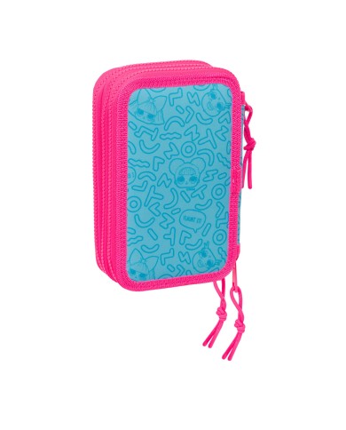 Plumier Triplo LOL Surprise! Divas Azzurro 12.5 x 19.5 x 5.5 cm (36 Pezzi)