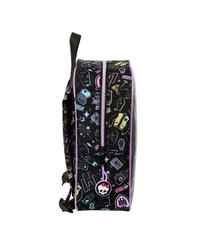Zaino per Bambini Monster High Nero 22 x 27 x 10 cm Zaino per Bambini Monster High Nero 22 x 27 x 10 cm