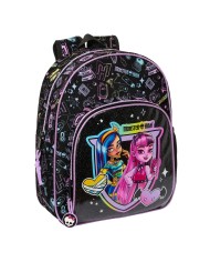 Zaino per Bambini Monster High Nero 28 x 34 x 10 cm Zaino per Bambini Monster High Nero 28 x 34 x 10 cm