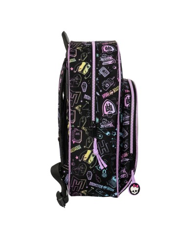 Zaino per Bambini Monster High Nero 28 x 34 x 10 cm Zaino per Bambini Monster High Nero 28 x 34 x 10 cm